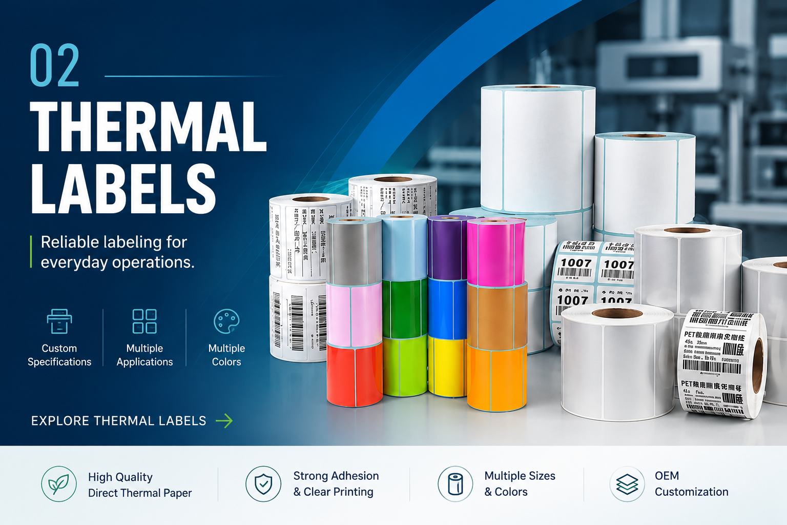 Thermal label solutions by Tabuls