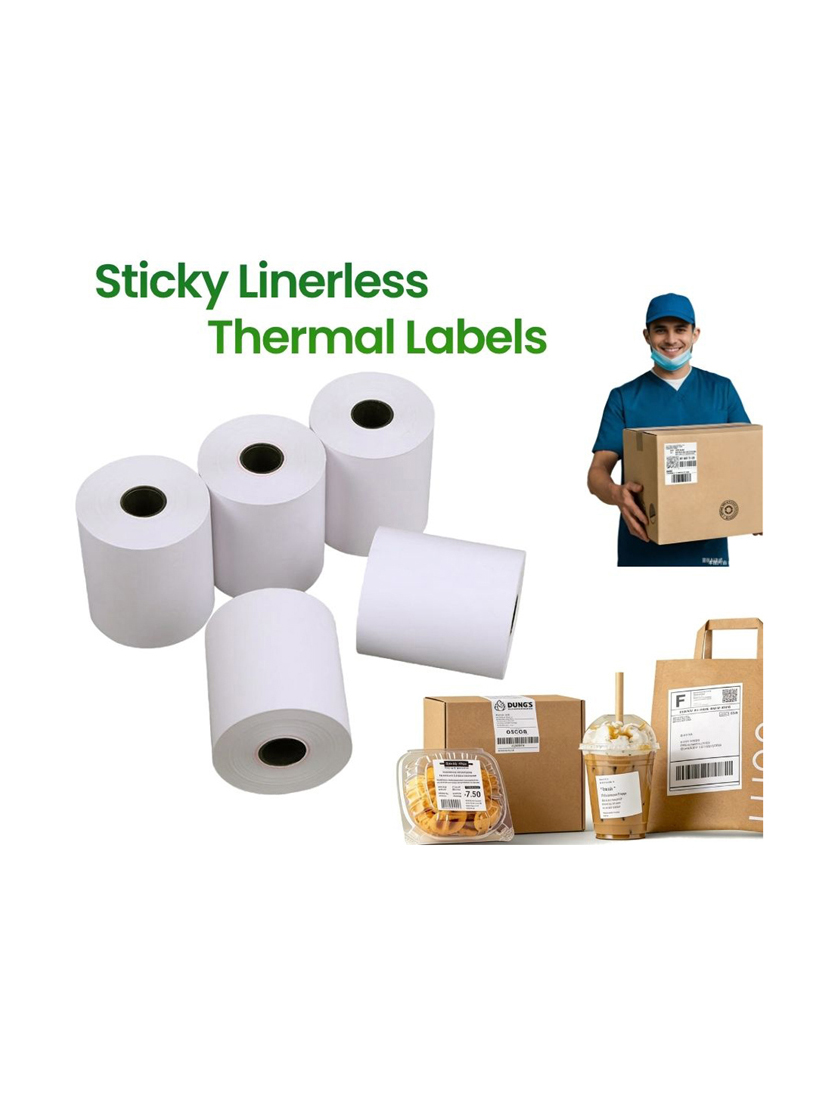 Linerless labels by Tabuls